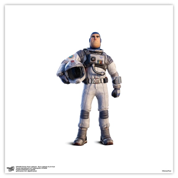 Gallery Pops Disney Pixar Lightyear - Buzz Lightyear XL-01 Suit Wall Art, Unframed Version, 12" x 12"
