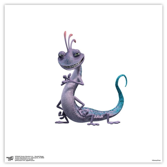 Gallery Pops Disney Pixar Monsters Inc. - Randall Boggs Wall Art, Unframed Version, 12" x 12"
