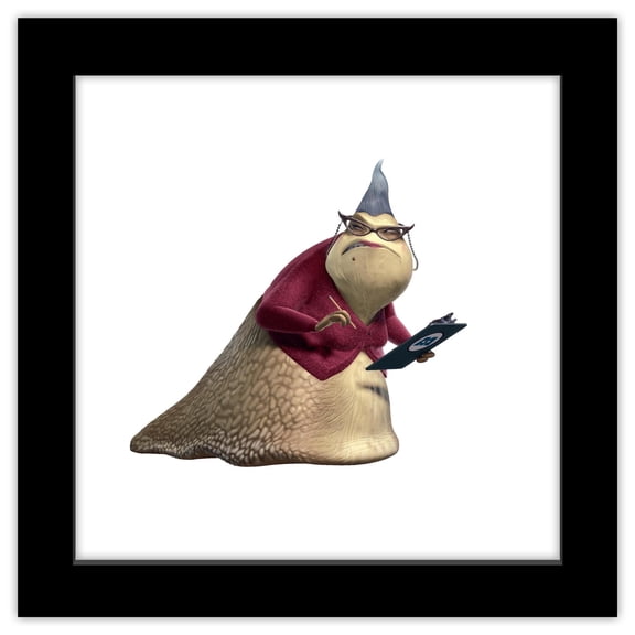 Gallery Pops Disney Pixar Monsters Inc. - Roz Wall Art, Black Framed Version, 12" x 12"