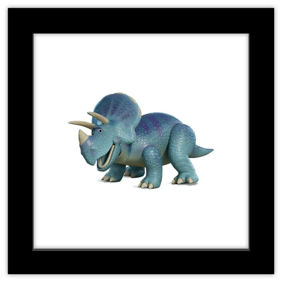 Gallery Pops Disney Pixar Toy Story 4 - Trixie Wall Art, Black Framed Version, 12" x 12"