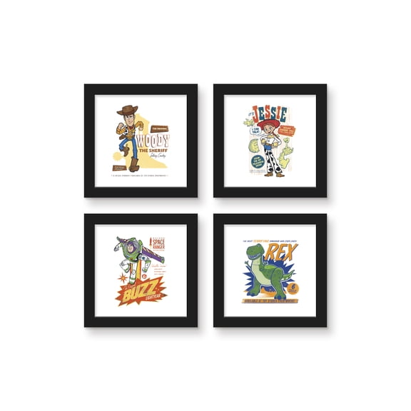 Gallery Pops Disney Pixar Toy Story - Action Figure Wall Art Bundle (4-Pack)