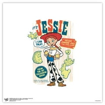 Gallery Pops Disney Pixar Toy Story - Jessie Deluxe Cowgirl Doll Wall Art, Unframed Version, 12" x 12"
