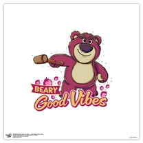 Gallery Pops Disney Pixar Toy Story - Lotso Beary Good Vibes Wall Art, Unframed Version, 12" x 12"