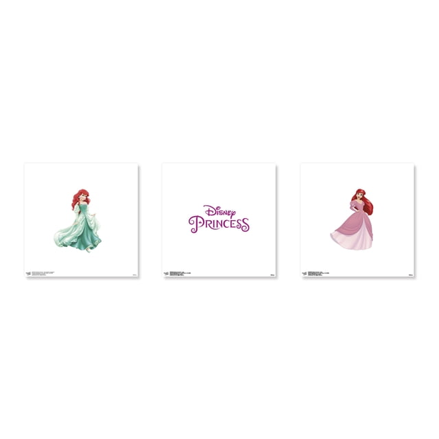 Gallery Pops Disney Princess - Ariel Wall Art Bundle (3-Pack), Unframed ...