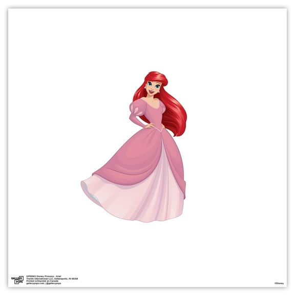 Gallery Pops Disney Princess - Ariel Wall Art, Unframed Version, 12" x 12"