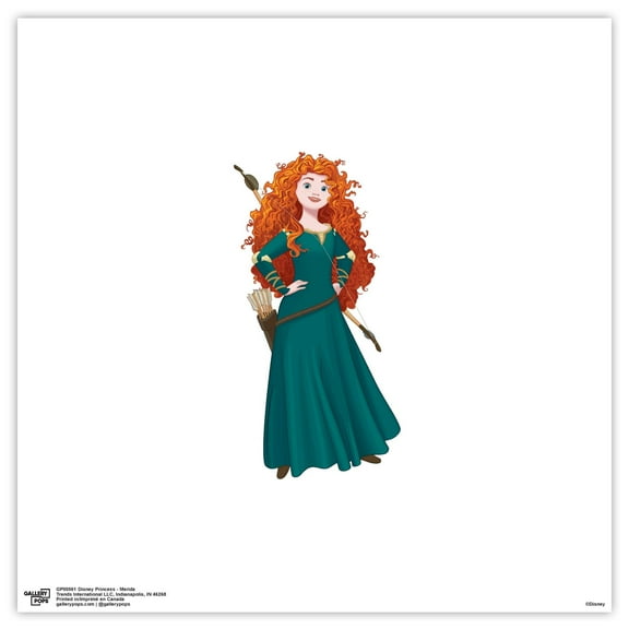 Gallery Pops Disney Princess - Merida Wall Art, Unframed Version, 12" x 12"