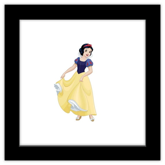 Gallery Pops Disney Princess - Snow White Wall Art, Black Framed Version, 12" x 12"