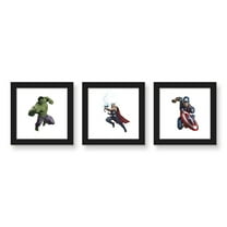 Gallery Pops Disney The Jungle Book - Little Wild Ones Wall Art, Black Framed Version, 12" x 12"