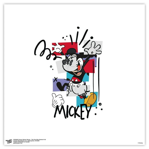 Gallery Pops Disney The Lion King - On a Journey Together Wall Art, Black Framed Version, 12" x 12"