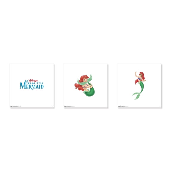 Gallery Pops Disney The Little Mermaid - Ariel Wall Art Bundle (3-Pack ...