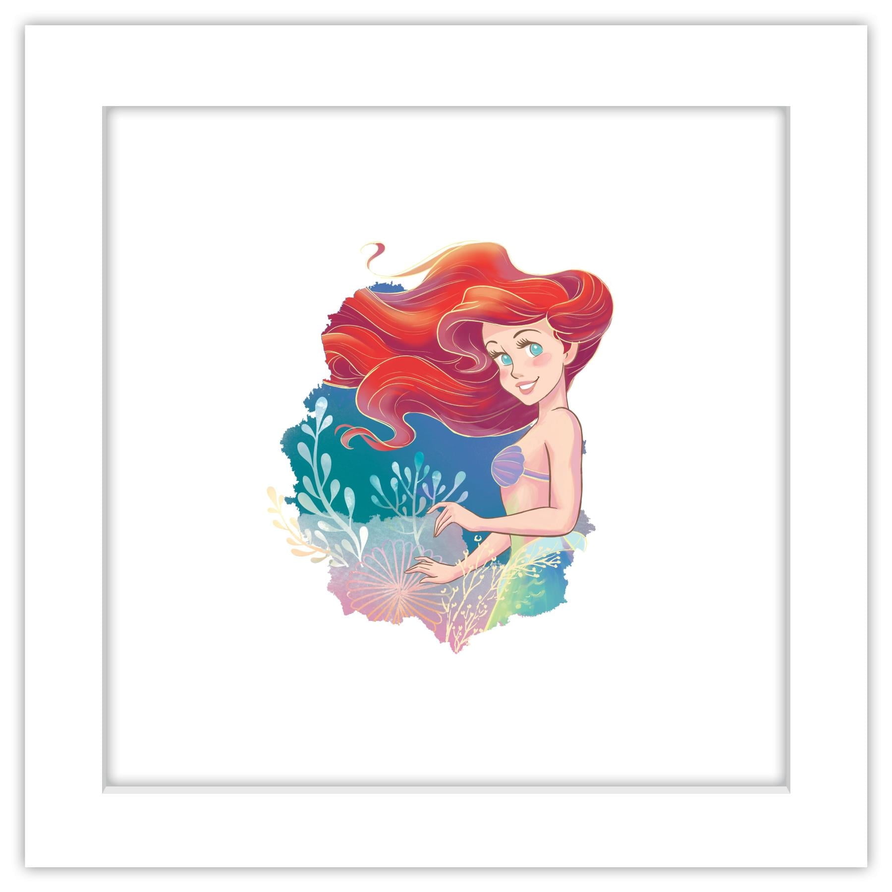 Gallery Pops Disney The Little Mermaid - Ariel Watercolor Wall Art ...