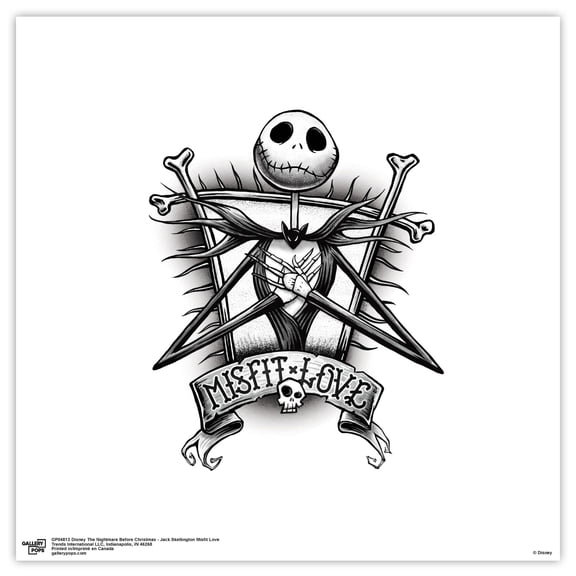 Gallery PopsĀ® Disney The Nightmare Before Christmas (1993) - Jack Misfit Wall Art