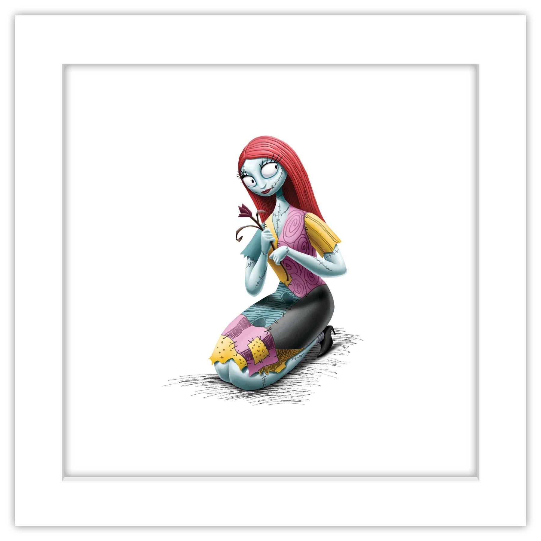Disney Tim Burton's The Nightmare Before Christmas Sally Framed Poster, 12" x 12"