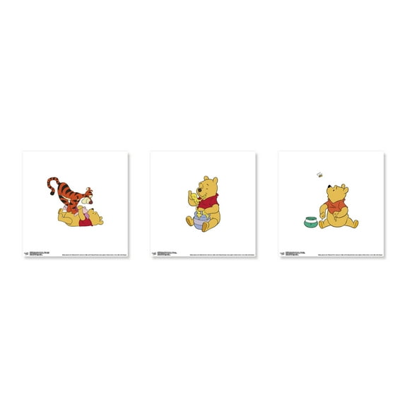 Gallery Pops Disney Winnie The Pooh - Classic Pooh Wall Art Bundle (3-Pack)
