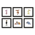 thumbnail image 1 of Gallery Pops Disney Winnie The Pooh - Friends Wall Art Bundle (6-Pack), Black Framed Version, 12" x 12", 1 of 5
