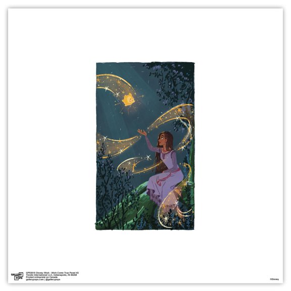 Gallery Pops Disney Wish - Wish Come True Panel #2 Wall Art, Unframed Version, 12" x 12"