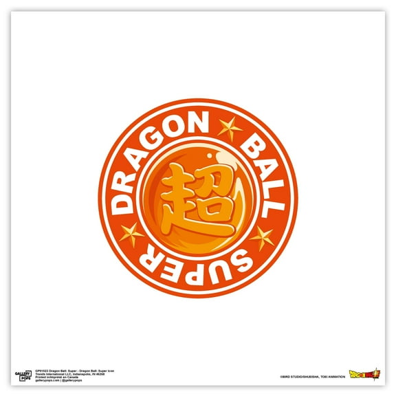 Gallery Pops Dragon Ball: Super - Dragon Ball: Super Icon Wall Art, Unframed Version, 12" x 12"