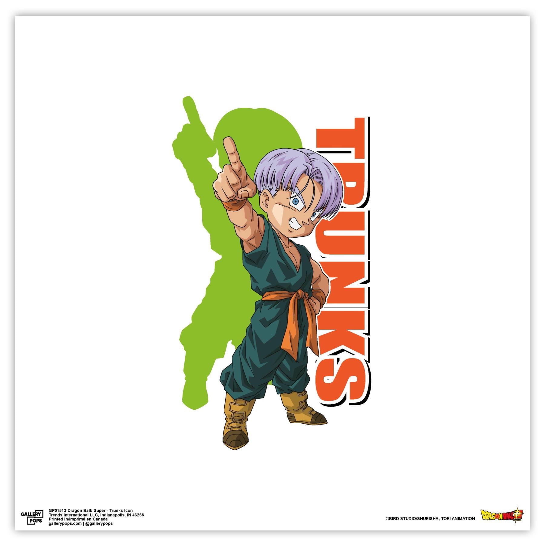 Gallery Pops Dragon Ball: Super - Trunks Icon Wall Art, Unframed ...