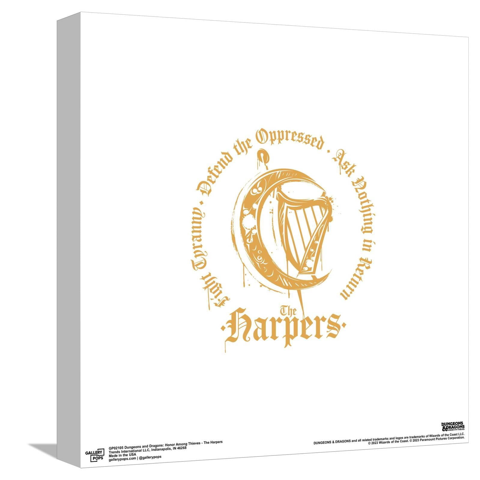 Gallery Pops Dungeons & Dragons: Honor Among Thieves - The Harpers Canvas Wall Art, Unframed Version, 12" x 12"