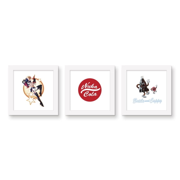 Gallery Pops Fallout 4 - Nuka Cola Wall Art Bundle (3-Pack)