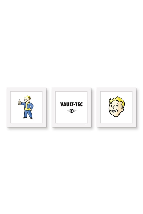 Gallery Pops Fallout 4 - Vault Boy Wall Art Bundle (3-Pack)