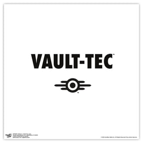 Gallery Pops Fallout 4 - Vault-Tec Logo Wall Art, Unframed Version, 12" x 12"