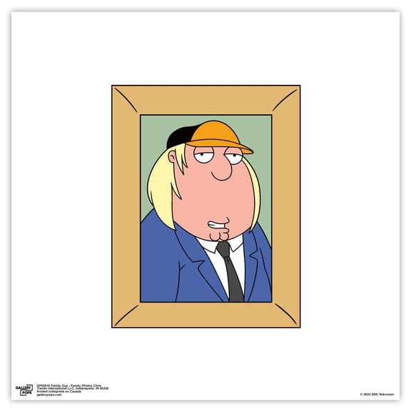 Gallery Pops Family Guy - Family Photos Chris Wall Art, Unframed Version, 12" x 12"