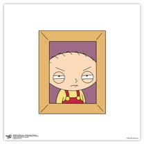 Gallery Pops Family Guy - Family Photos Stewie Wall Art, Unframed Version, 12" x 12"