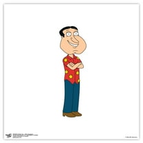 Gallery Pops Family Guy - Glann Quagmire Wall Art, Unframed Version, 12" x 12"