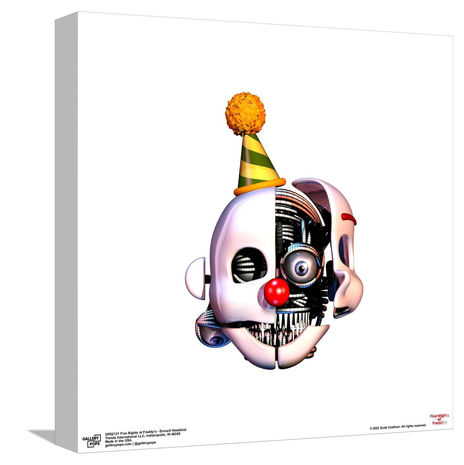 Gallery Pops Five Nights at Freddy's - Ennard Headshot Canvas Wall Art, Unframed Version, 12" x 12"