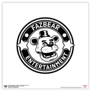 Gallery Pops Five Nights at Freddy's - Fazbear Entertainment Logo Wall Art, Unframed Version, 12" x 12"