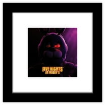 Gallery Pops Five Nights at Freddy's Movie - Bonnie Wall Art, Black Framed Version, 12" x 12"