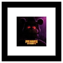 Gallery Pops Five Nights at Freddy's Movie - Freddy Wall Art, Black Framed Version, 12" x 12"