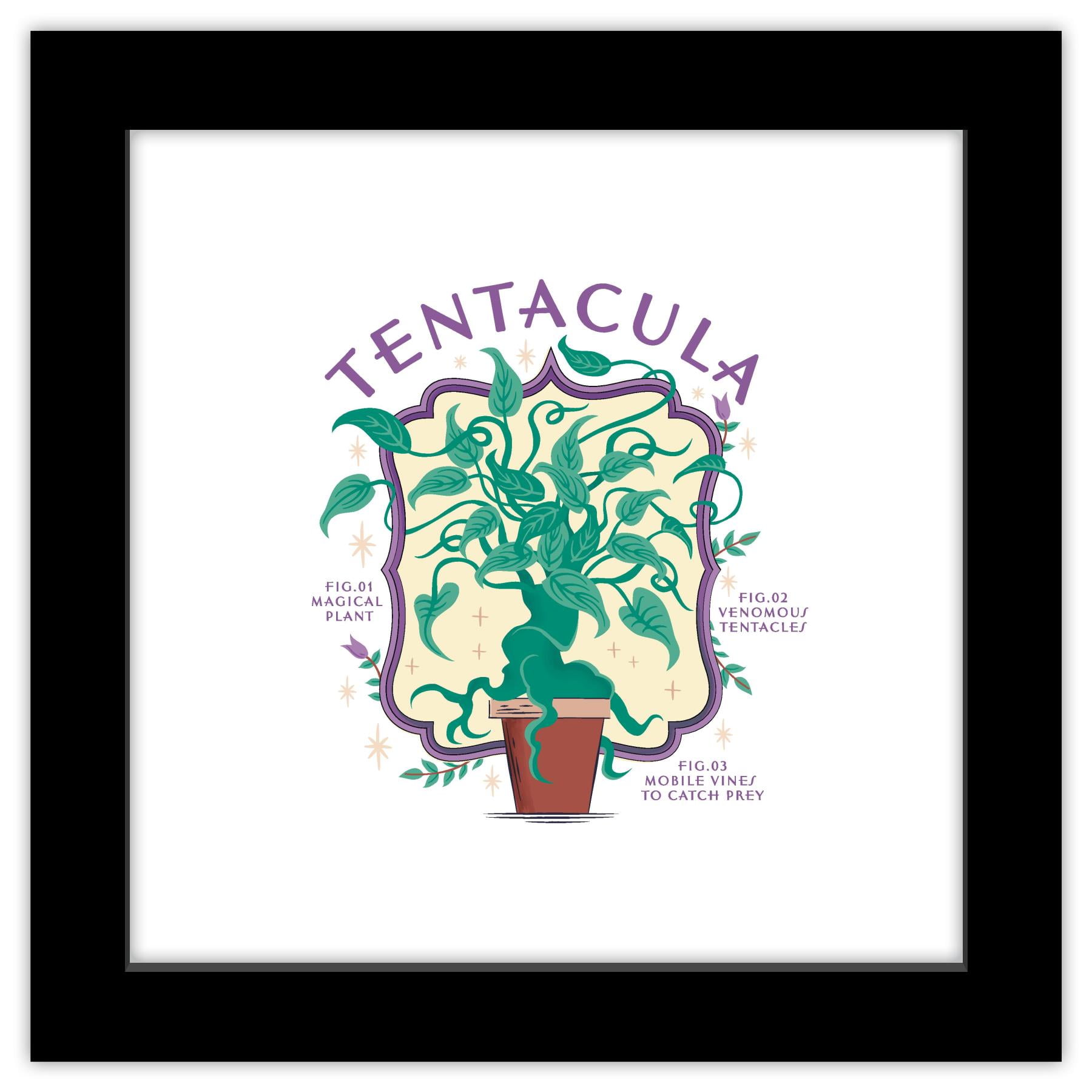 Gallery Pops Harry Potter - Flora And Fauna Herbology Tentacula Wall Art,  Black Framed Version, 12\, image size:1800x1800