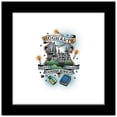 thumbnail image 1 of Gallery Pops Harry Potter - Hogwarts Crest Tattoo Art Wall Art, Black Framed Version, 12" x 12", 1 of 8