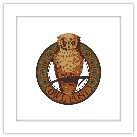 Gallery Pops® Harry Potter - Owl Post Wall Art, White Framed Version