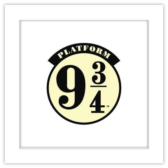 Gallery Pops® Harry Potter - Platform 9-3/4 at King's Cross Station Wall Art, White Framed Version