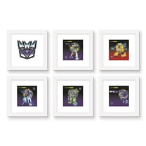 Gallery Pops Hasbro Transformers - Decepticon Anniversary Wall Art Bundle (6-Pack)