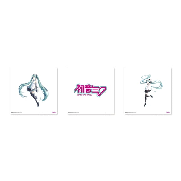 Gallery Pops Hatsune Miku - CV01 Miku Wall Art Bundle (3-Pack)