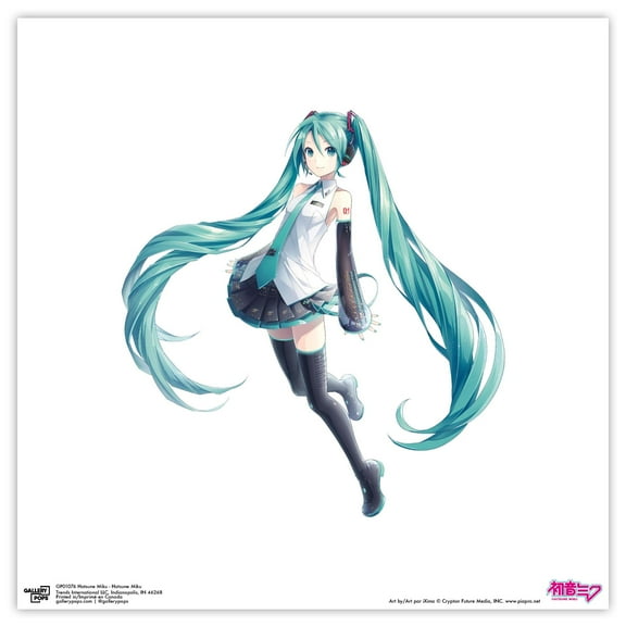 Gallery Pops Hatsune Miku - Hatsune Miku Wall Art, Unframed Version, 12" x 12"