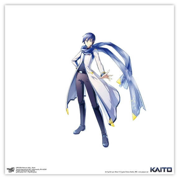 Gallery Pops Hatsune Miku - Kaito Wall Art, Unframed Version, 12" x 12"