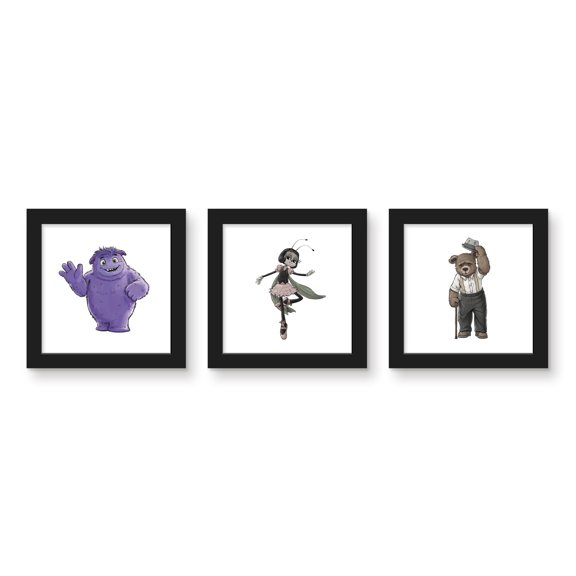 Gallery Pops IF (Imaginary Friends) - Character Wall Art Bundle (3-Pack)