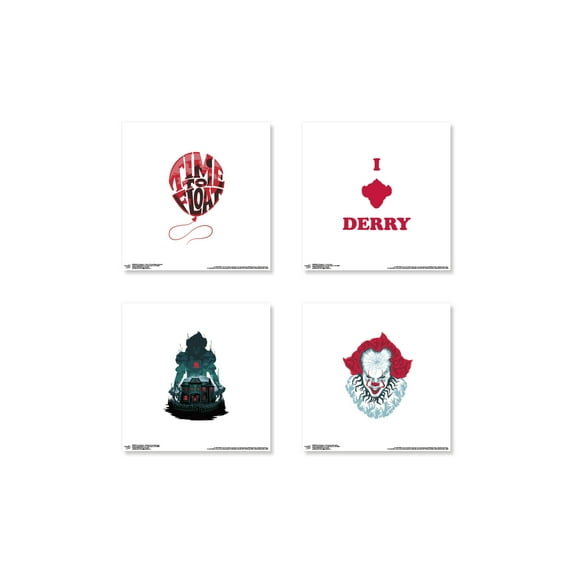 Gallery Pops IT Chapter Two - Derry Wall Art Bundle (4-Pack)