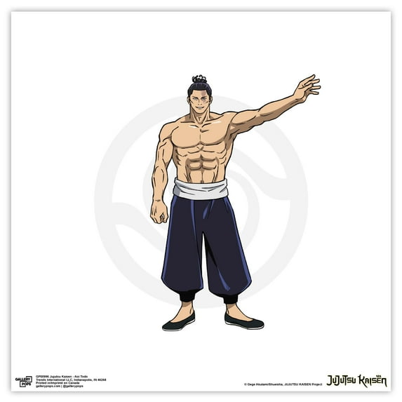 Gallery Pops Jujutsu Kaisen - Aoi Todo Wall Art, Unframed Version, 12" x 12"