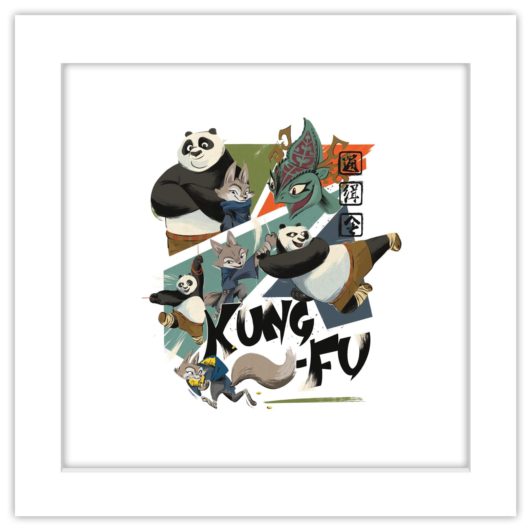 Gallery Pops Kung Fu Panda 4 - Kung Fu Is Awesome Wall Art, White
