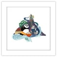 thumbnail image 1 of Gallery Pops Kung Fu Panda 4 - The Chameleon Big City Group Wall Art, White Framed Version, 12" x 12", 1 of 5