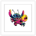 thumbnail image 1 of Gallery Pops Lilo & Stitch - Comic Stitch Ray Gun Wall Art, White Framed Version, 12" x 12", 1 of 3
