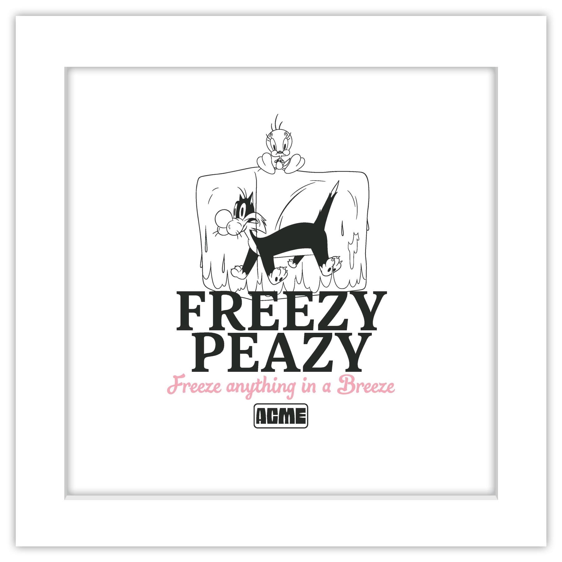 Gallery Pops Looney Tunes - ACME Freezy Peazy Wall Art, White Framed ...