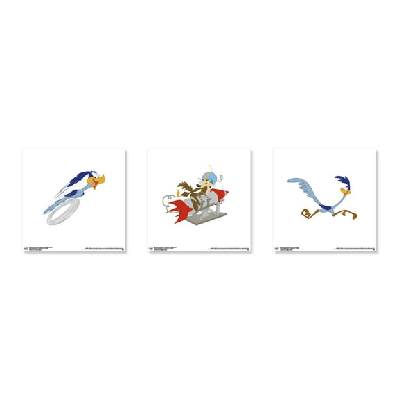 Gallery Pops Looney Tunes - Roadrunner Wall Art Bundle (3-Pack)