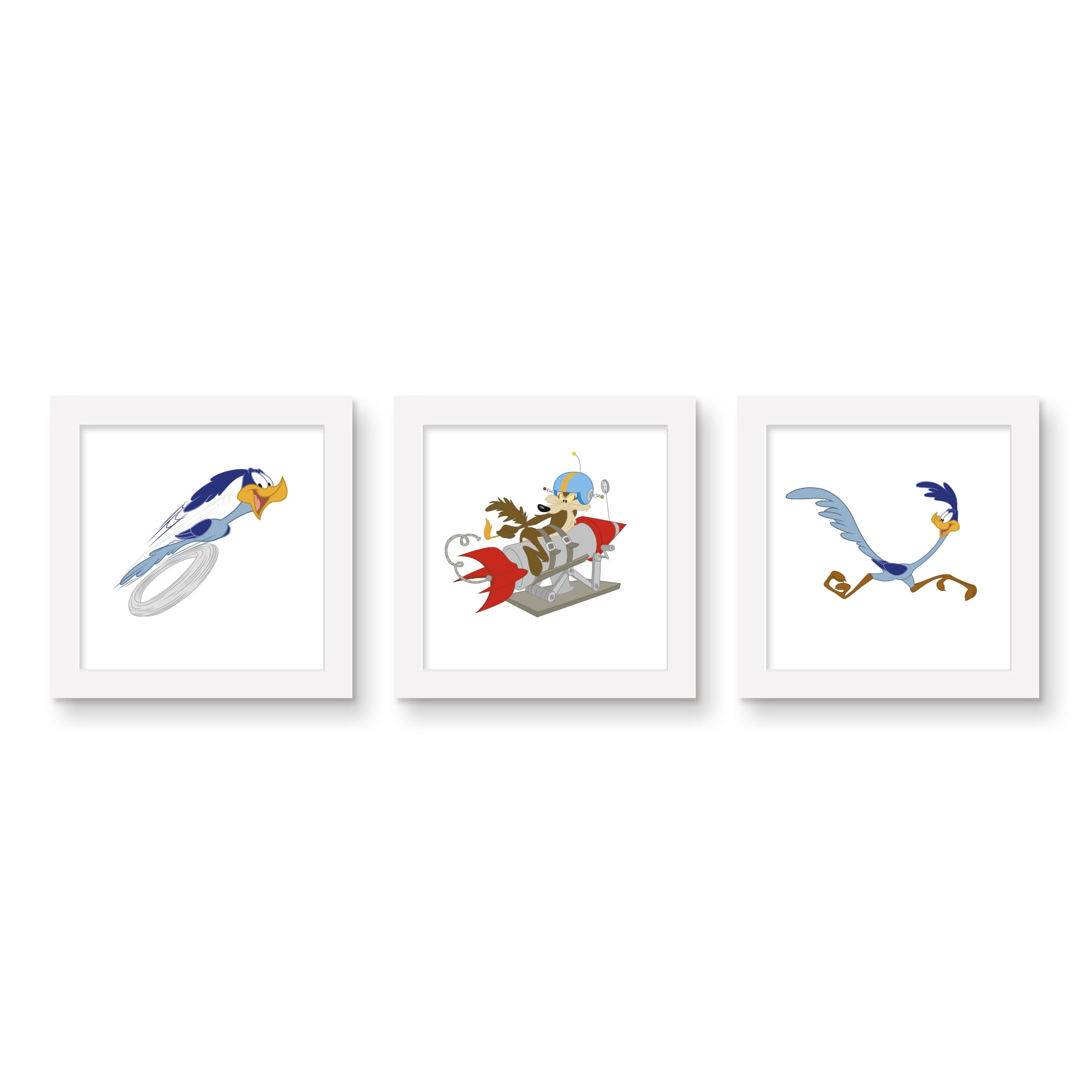 Gallery Pops Looney Tunes - Roadrunner Wall Art Bundle (3-Pack 